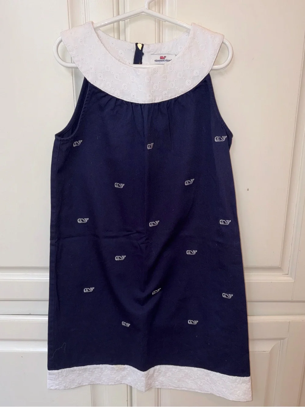Vineyard Vines Navy Blue White Whale Dress - Picture 1 of 6